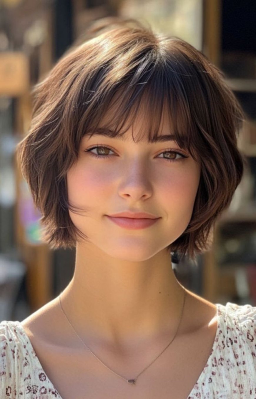 Potongan rambut Cheekbone Bob
