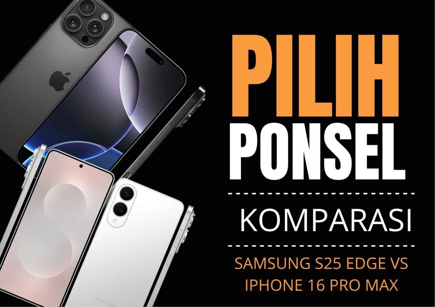 Komparasi Samsung Galaxy S25 Edge vs iPhone 16 Pro Max: Mana Flagship Terbaik 2025?