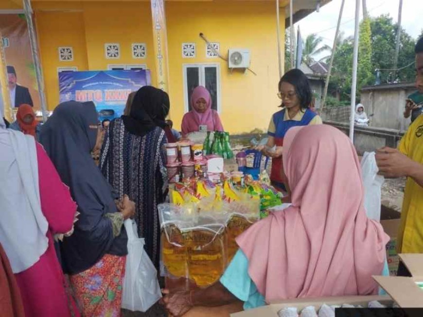 Pasar Murah Tanak Awu Sambut Idul Adha, Warga Lombok Tengah Borong Pangan Hemat
