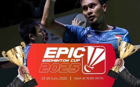 Epic Aqua Badminton Cup 2025 Lombok Hadirkan Mohammad Ahsan